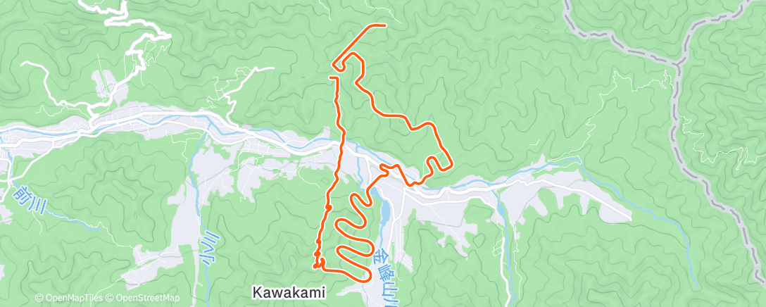 Map of the activity, MyWhoosh - Noboru