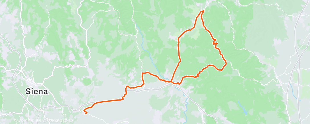 Карта физической активности (Morning Ride)