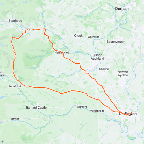 Wolsingham, Barnard Castle loop | 93.9 km Road Cycling Route on Strava