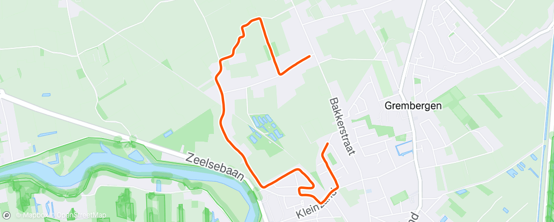 Map of the activity, Run with wifey