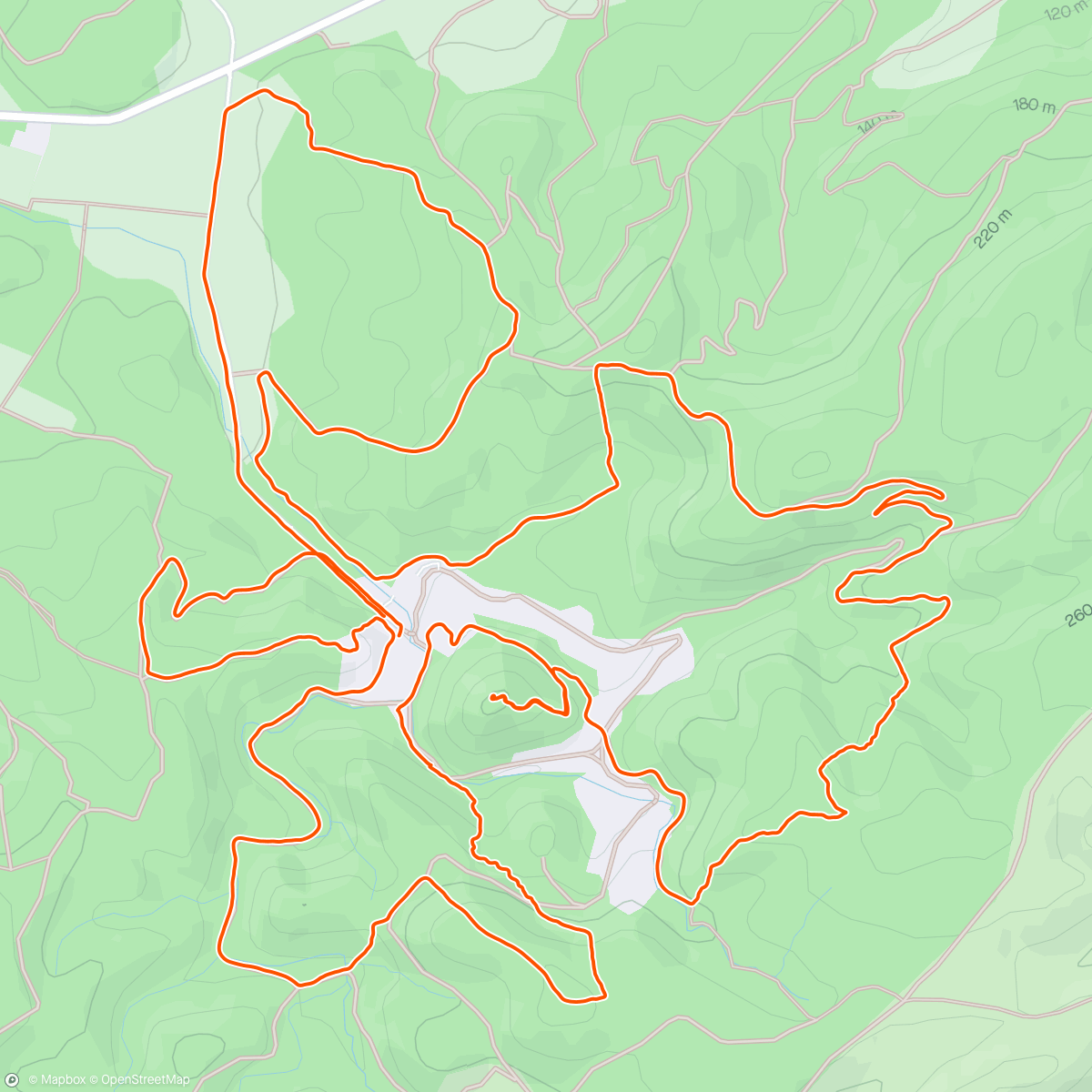 Map of the activity, Trail de Fontfroide 2024