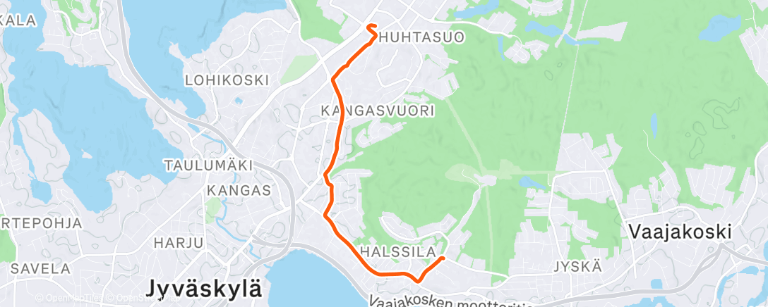 Карта физической активности (Morning Walk)