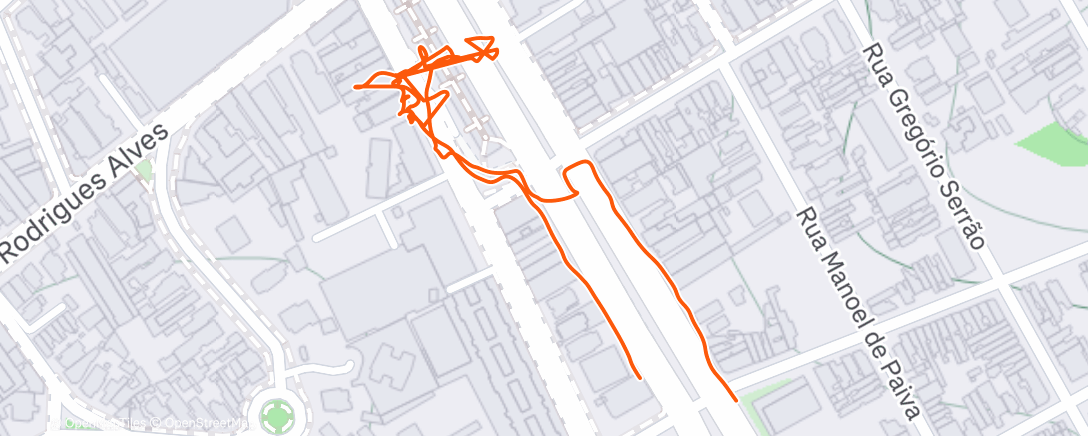 Map of the activity, 🇧🇷 Evening Walk Grocery Shopping 🛍️