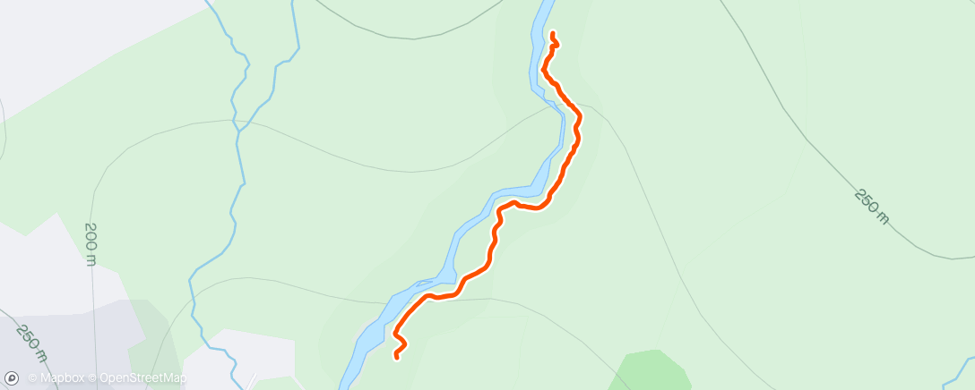 Mapa da atividade, Skógafoss Falls hike