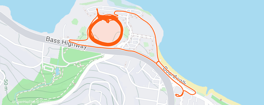 Карта физической активности (Lunch Ride)