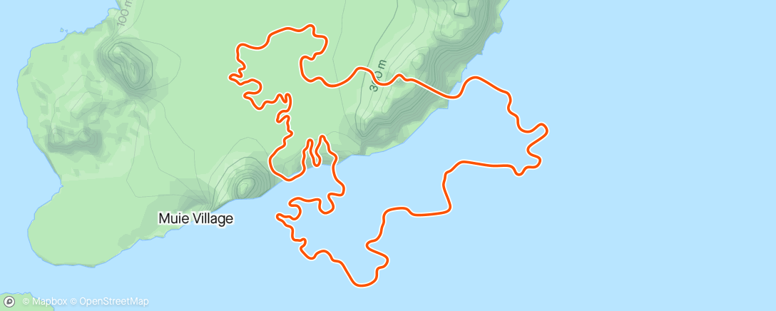 Mapa de la actividad (Zwift - 05. Endurance Ascent in Watopia)