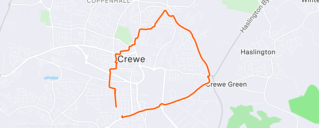 Карта физической активности (Morning Run)