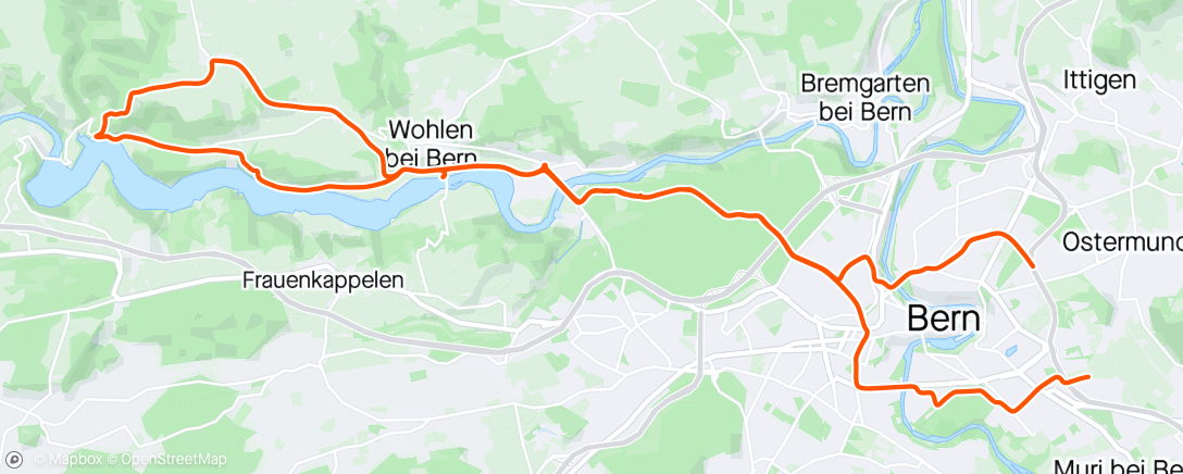 Map of the activity, Wohlensee
