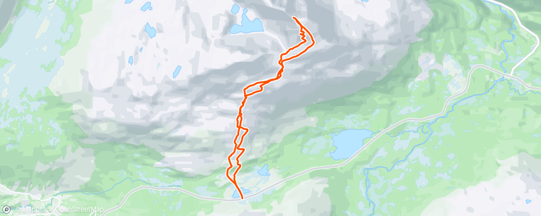 Map of the activity, Ski-Touring Spanstind
