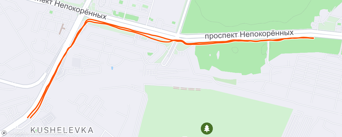 Map of the activity, Небольшой кроссик перед соревами