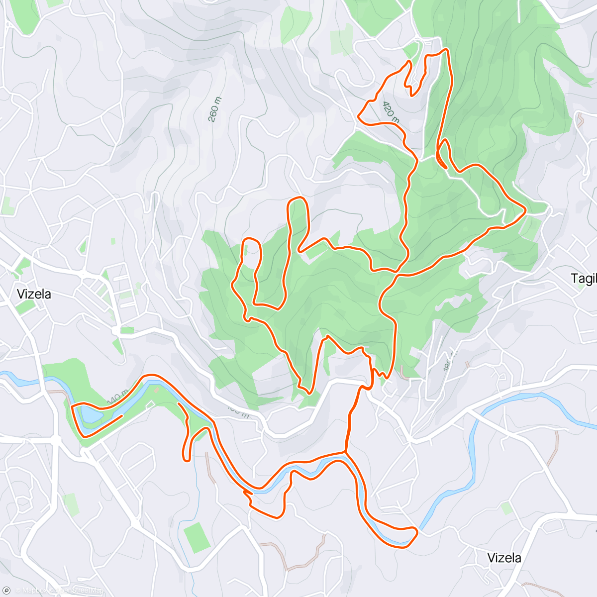 Map of the activity, Rota Trail do Bolinhol 2023