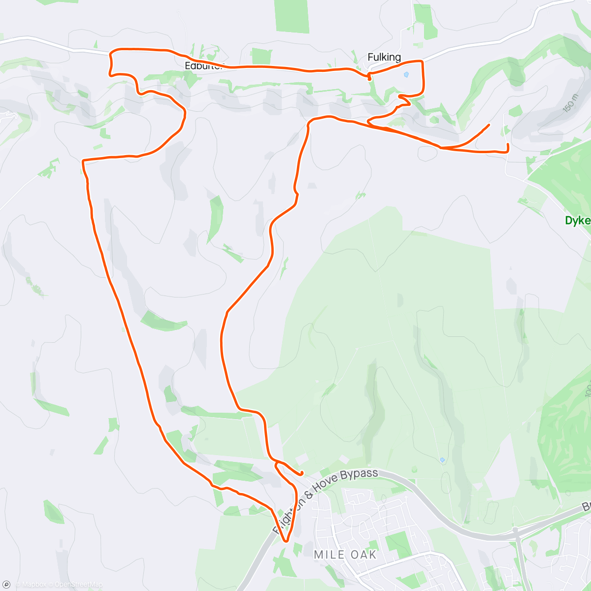 Map of the activity, Wine and ebike tour