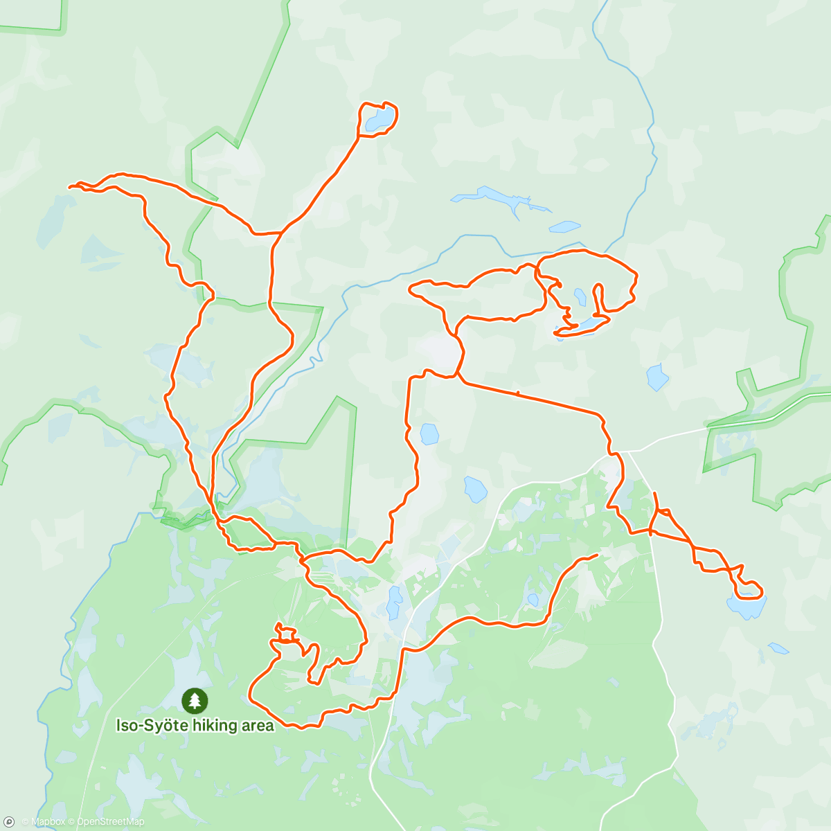 Map of the activity, Kummittelemassa