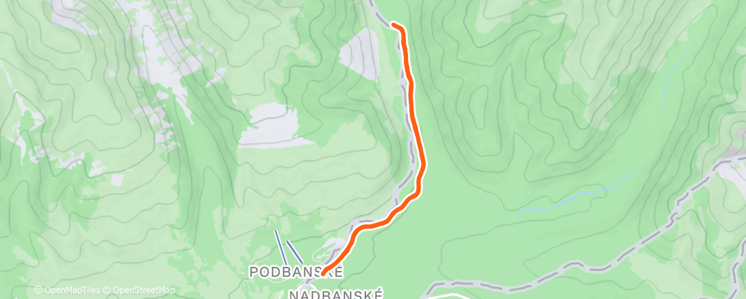 Map of the activity, Tichá dolina so Šarikom ( z Vrícka) 🏃‍♀️🦮