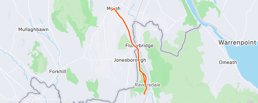 Map of the activity, Boxing Day
