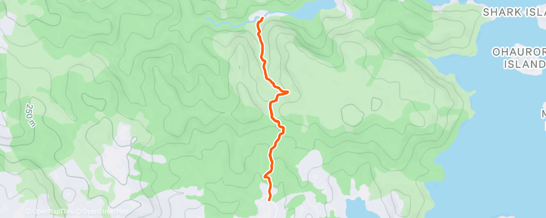 Map of the activity, Lunch Walk