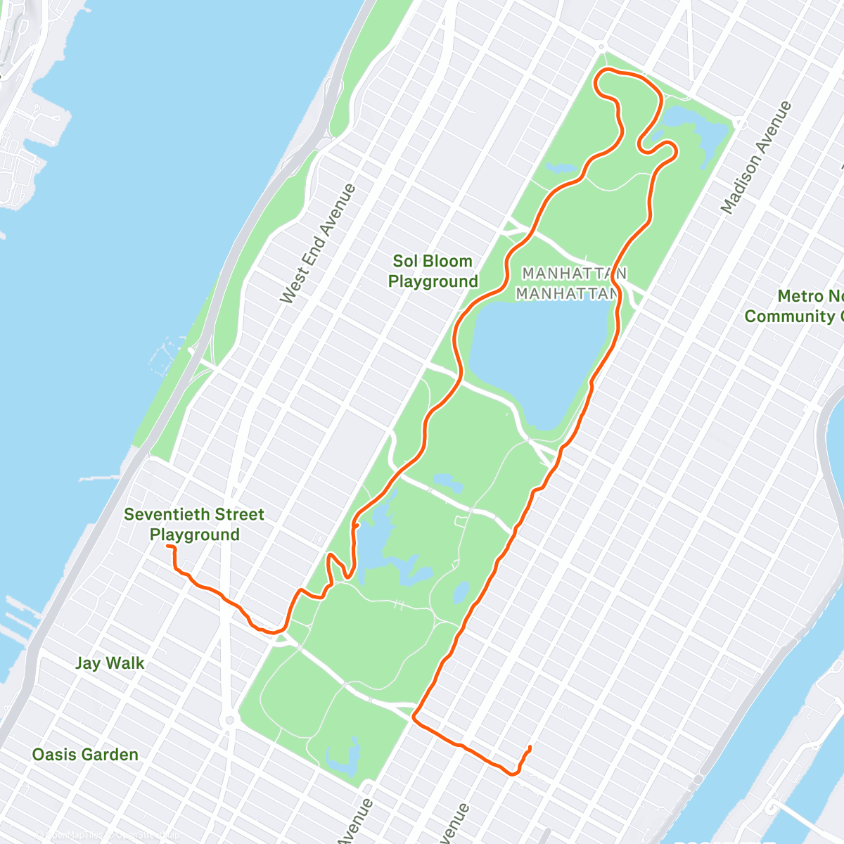 Map of the activity, ❄️❄️❄️...keep going...