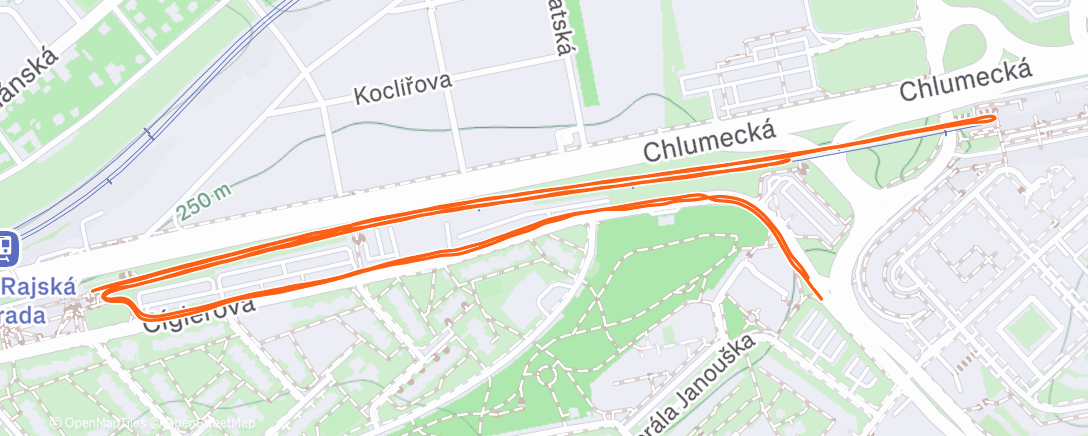 Карта физической активности (Morning Run)