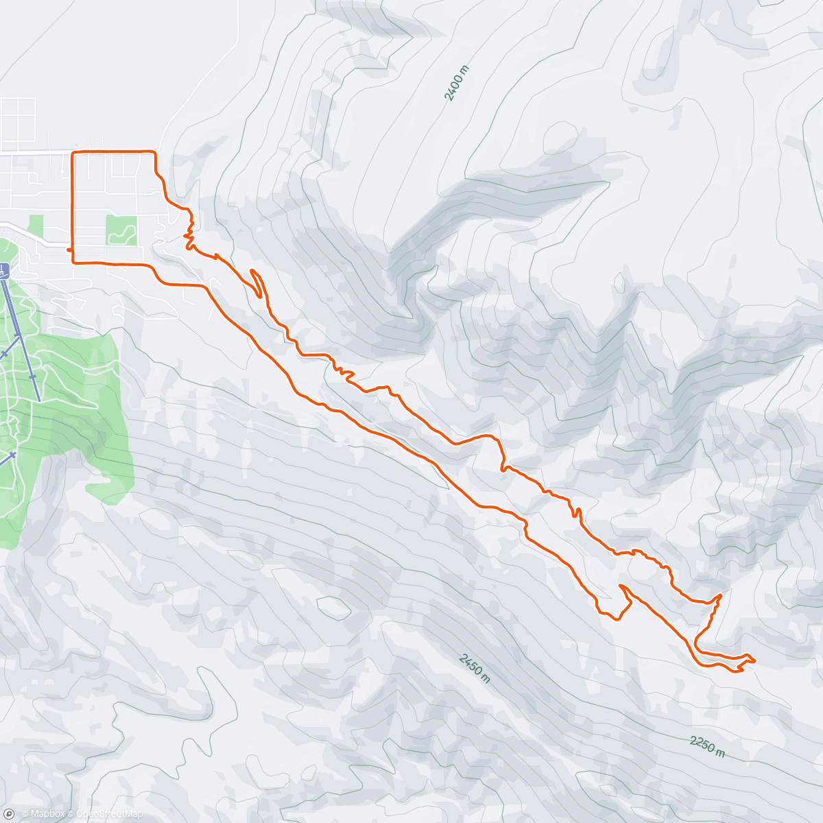 Map of the activity, Scotty Birthday ride!