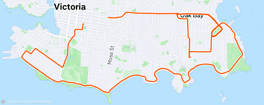 Map of the activity, Windsor Park Crit