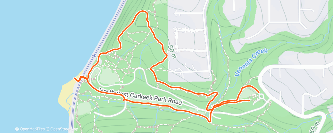 Map of the activity, Sunny Seattle