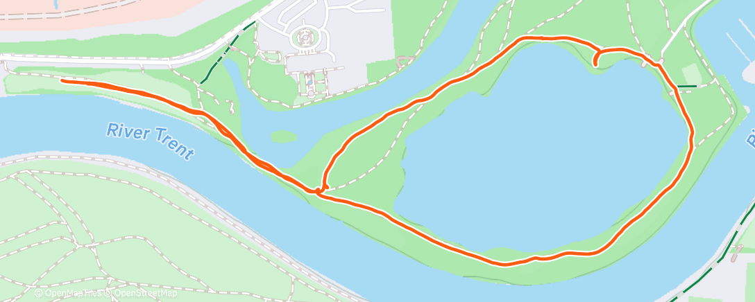 Map of the activity, Lunch Walk