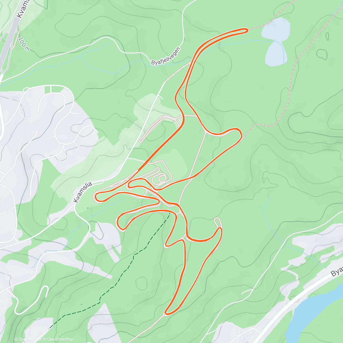 Map of the activity, NM stafett etappe 2🧑‍🦼‍➡️