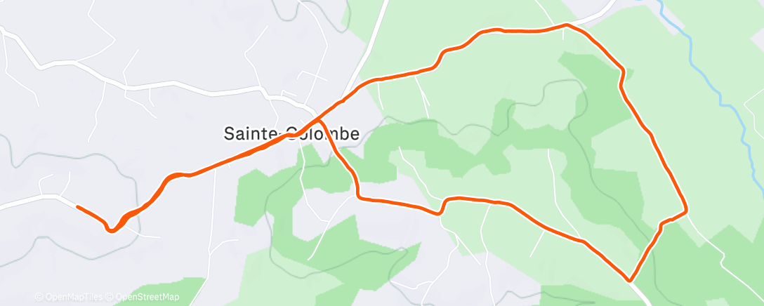 Map of the activity, Digestion d'après fêtes.. 🤢