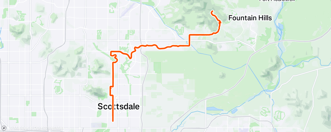 Map of the activity, New Fit