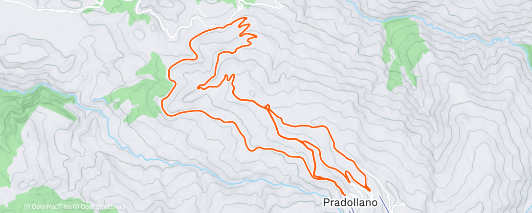 Map of the activity, Morning Ride
