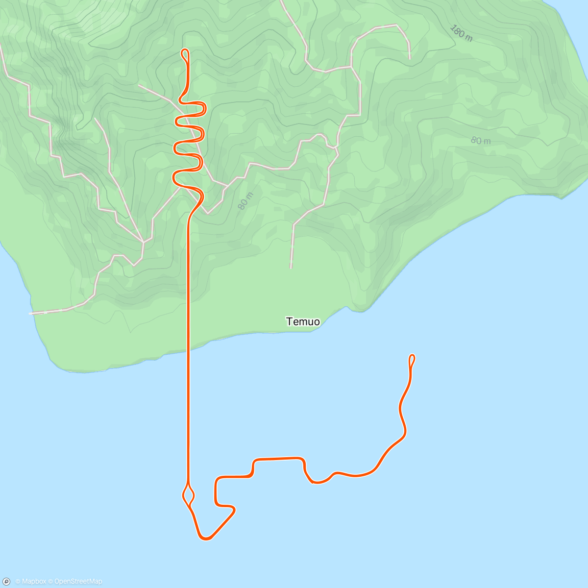 Map of the activity, Zwift - Hilltop Hustle in Watopia