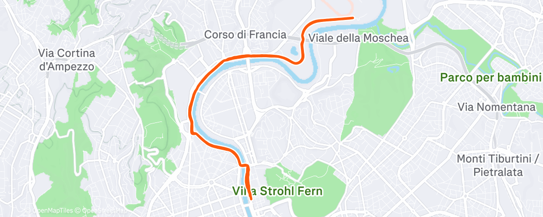 Карта физической активности (Roma - CL / CL easy  13K)