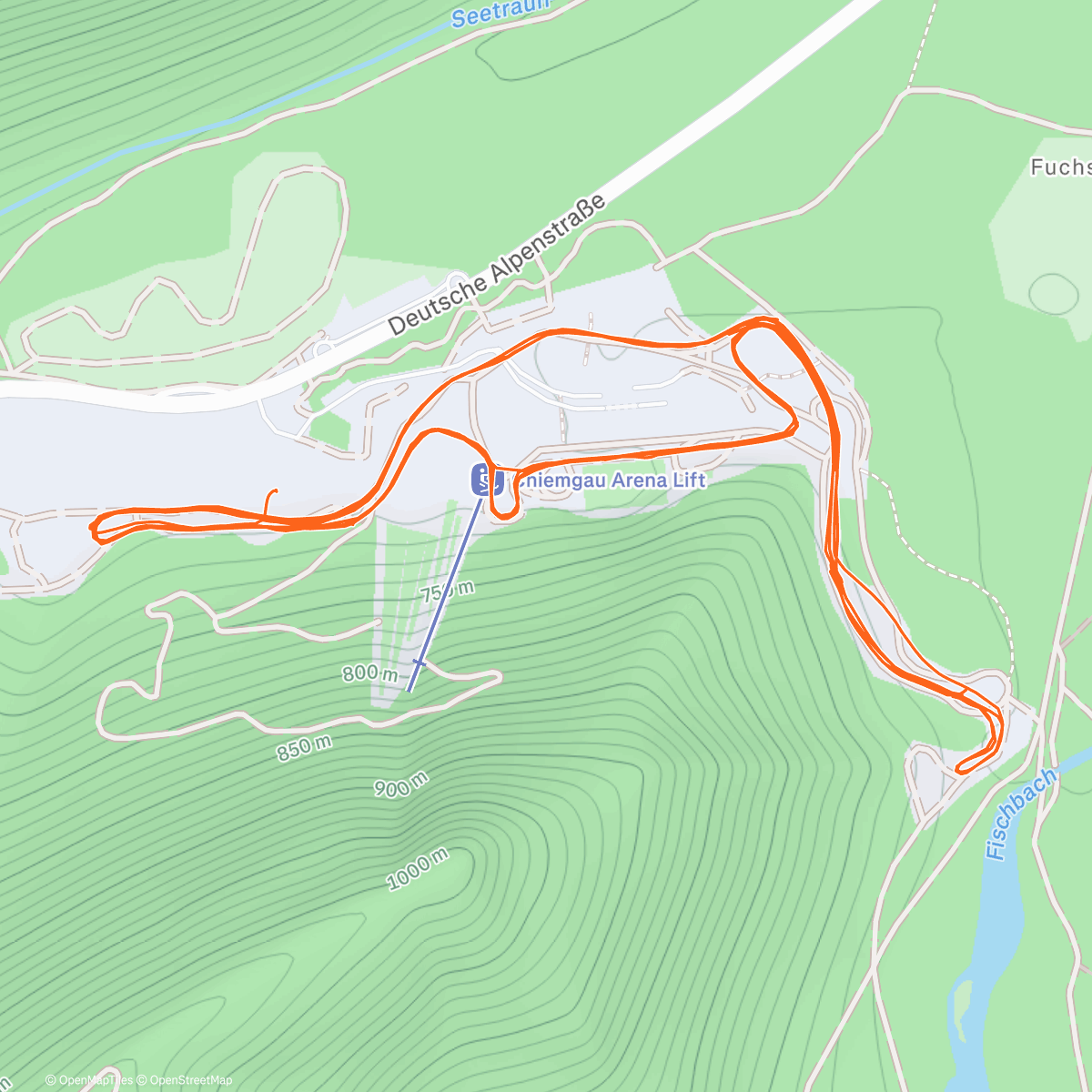 Карта физической активности (Chiemgau Arena #2)
