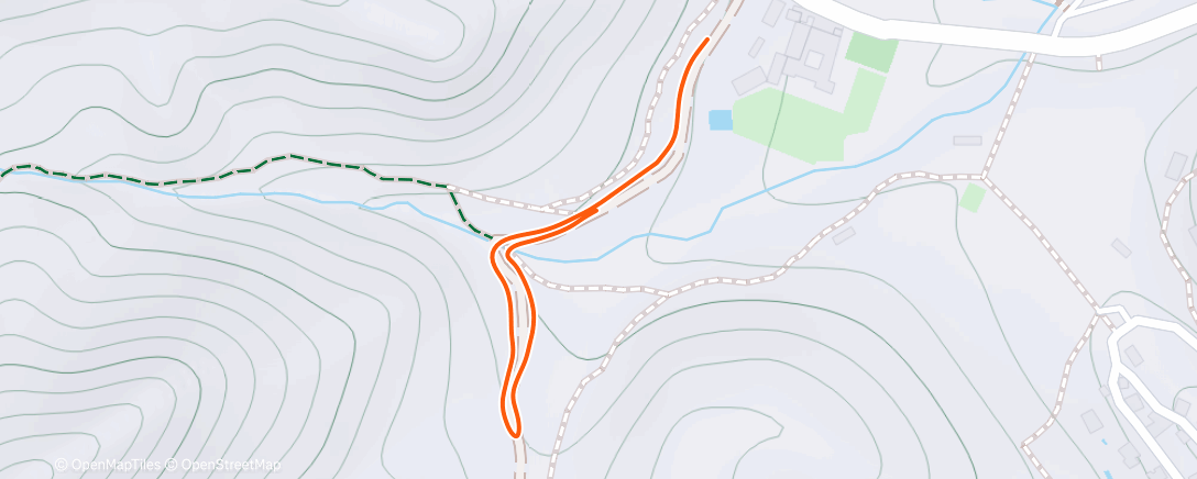 Карта физической активности (Carrera de montaña a la hora del almuerzo)
