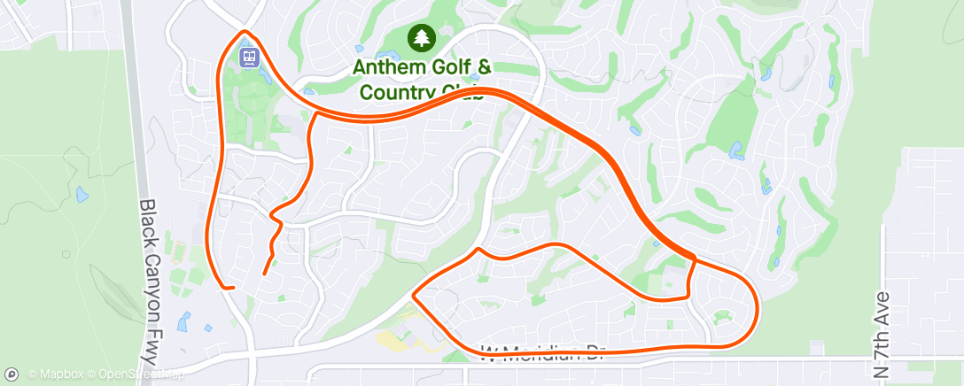 Map of the activity, Morning Ride