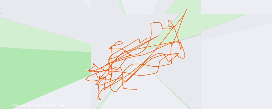 Map of the activity, Lunch Tennis