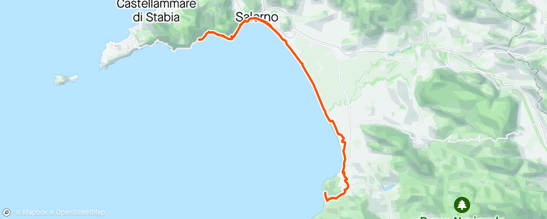 Map of the activity, 🇮🇹 #4 Amalfi & back