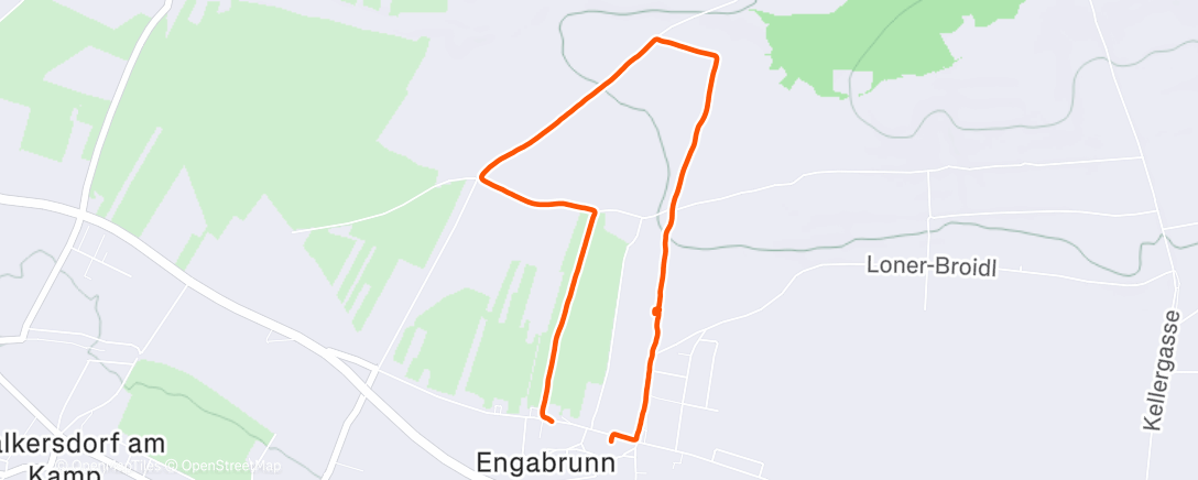 Карта физической активности (Afternoon Walk)