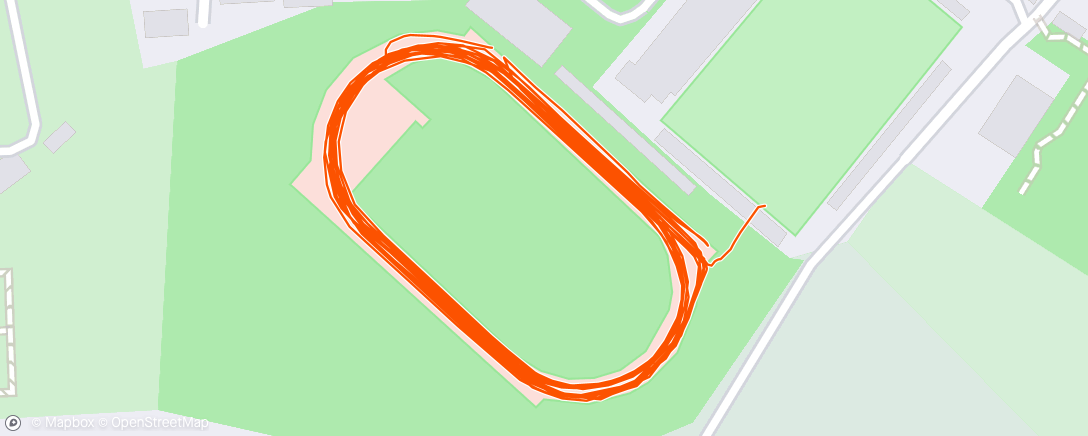 Map of the activity, Track Session