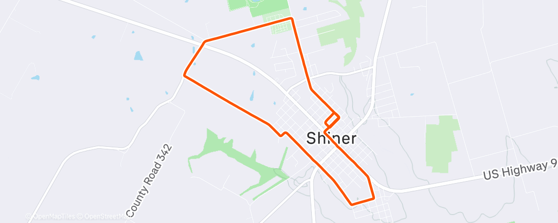 Map of the activity, That tracks 🛤️