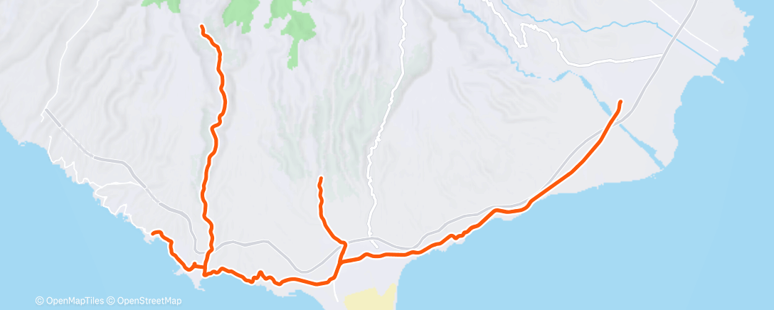 Mapa de la actividad, Endurance