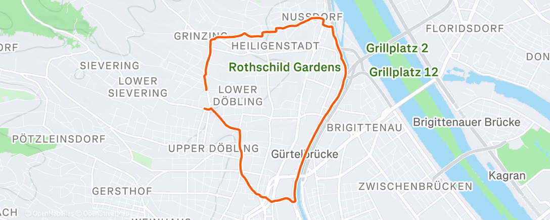 Карта физической активности (Night Run ☁️)