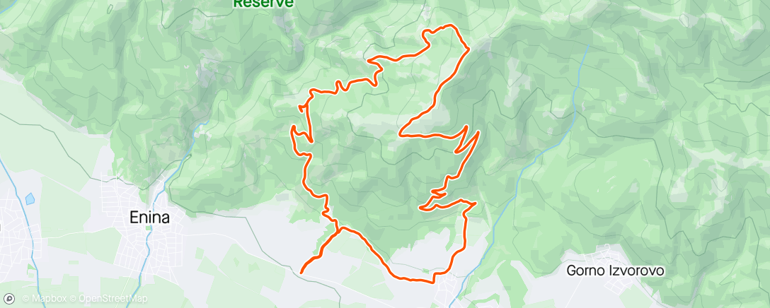 Map of the activity, Garvana Trail