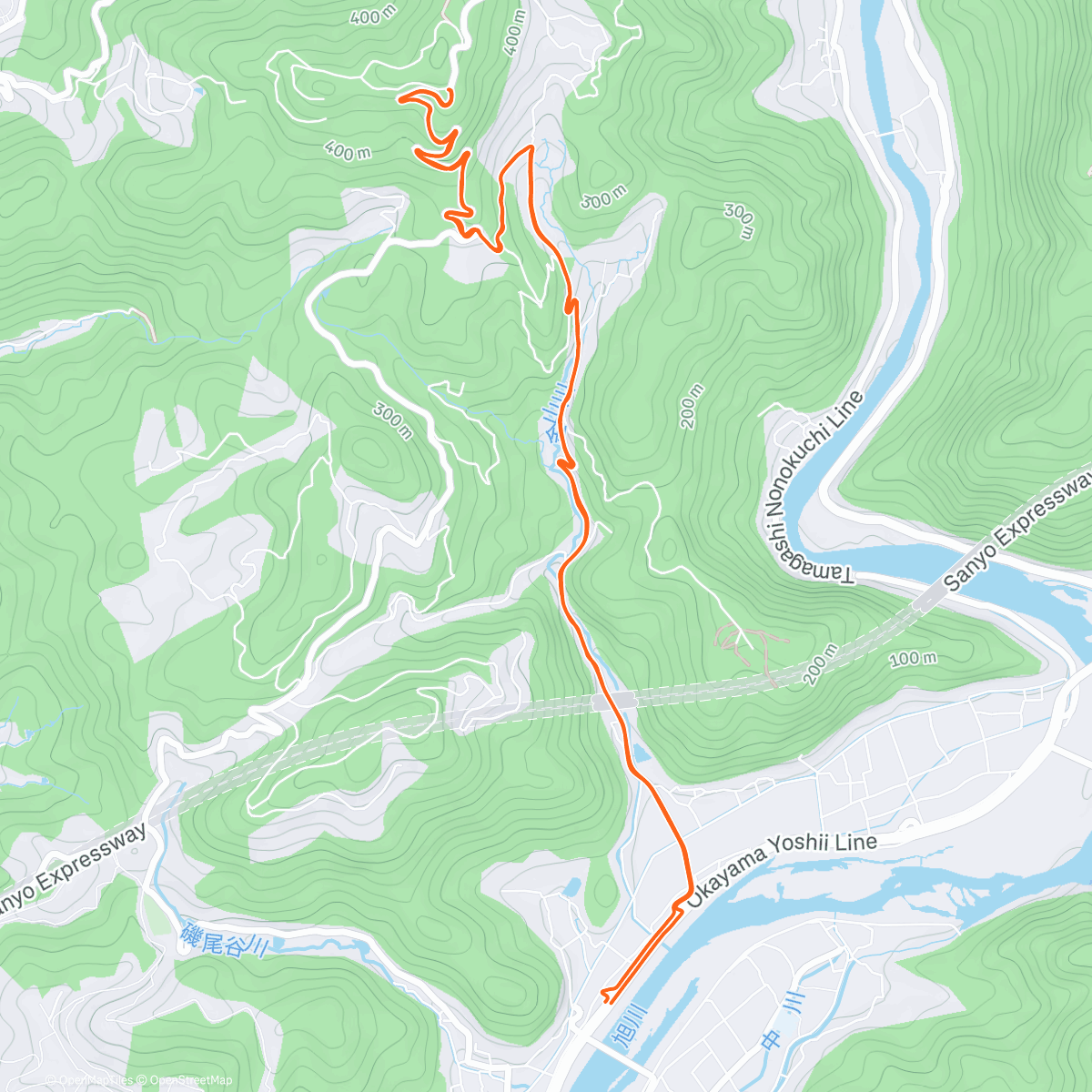Map of the activity, 金山走り納め