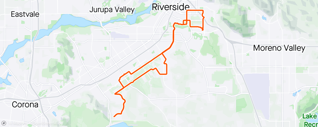 Map of the activity, RBC-C Ride to Victoria Grove Market