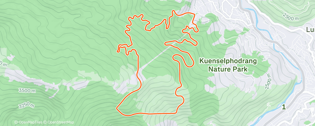 Map of the activity, MyWhoosh - Dragon Fury