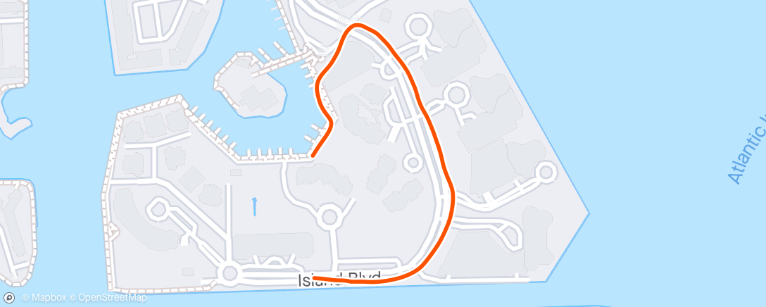 Mapa de la actividad (Morning Walk)