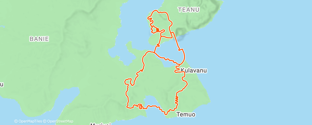 Map of the activity, Zwift - Snowman in Watopia