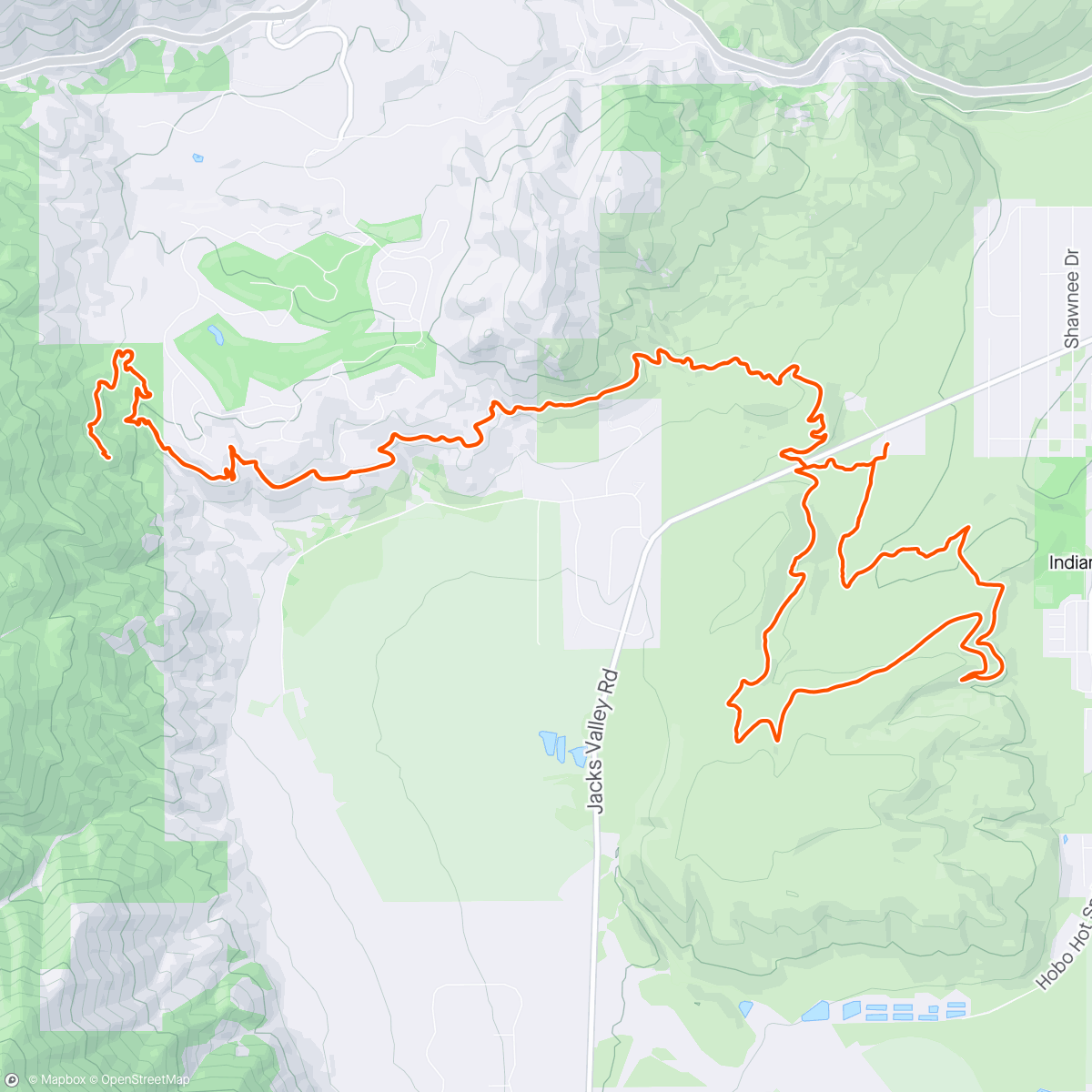 Map of the activity, Lower Clear Creek w/Travis