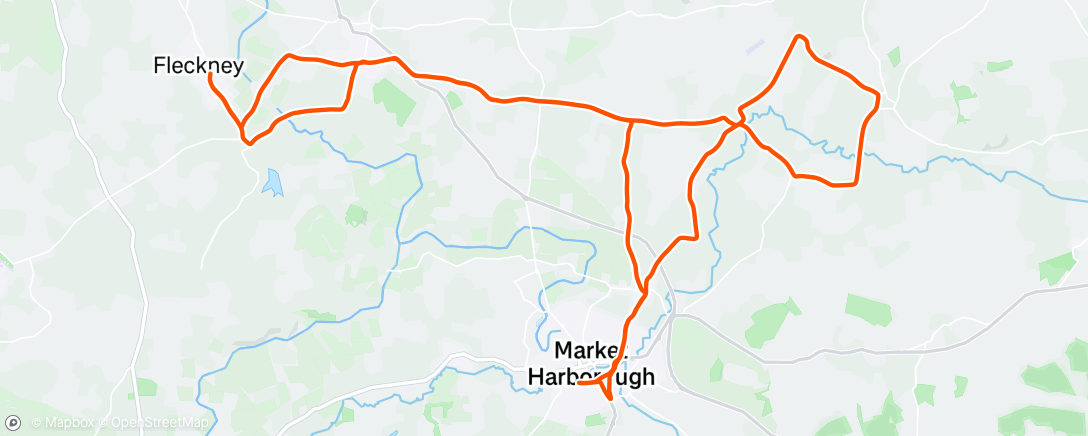 Map of the activity, Spin to Welland Park